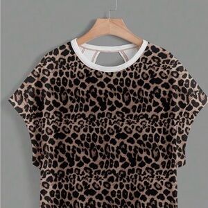 Leopard Print Women's Top